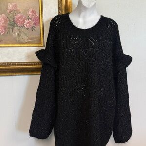 🌹New Old Navy Bkack Knit Sweater size 4X plus size